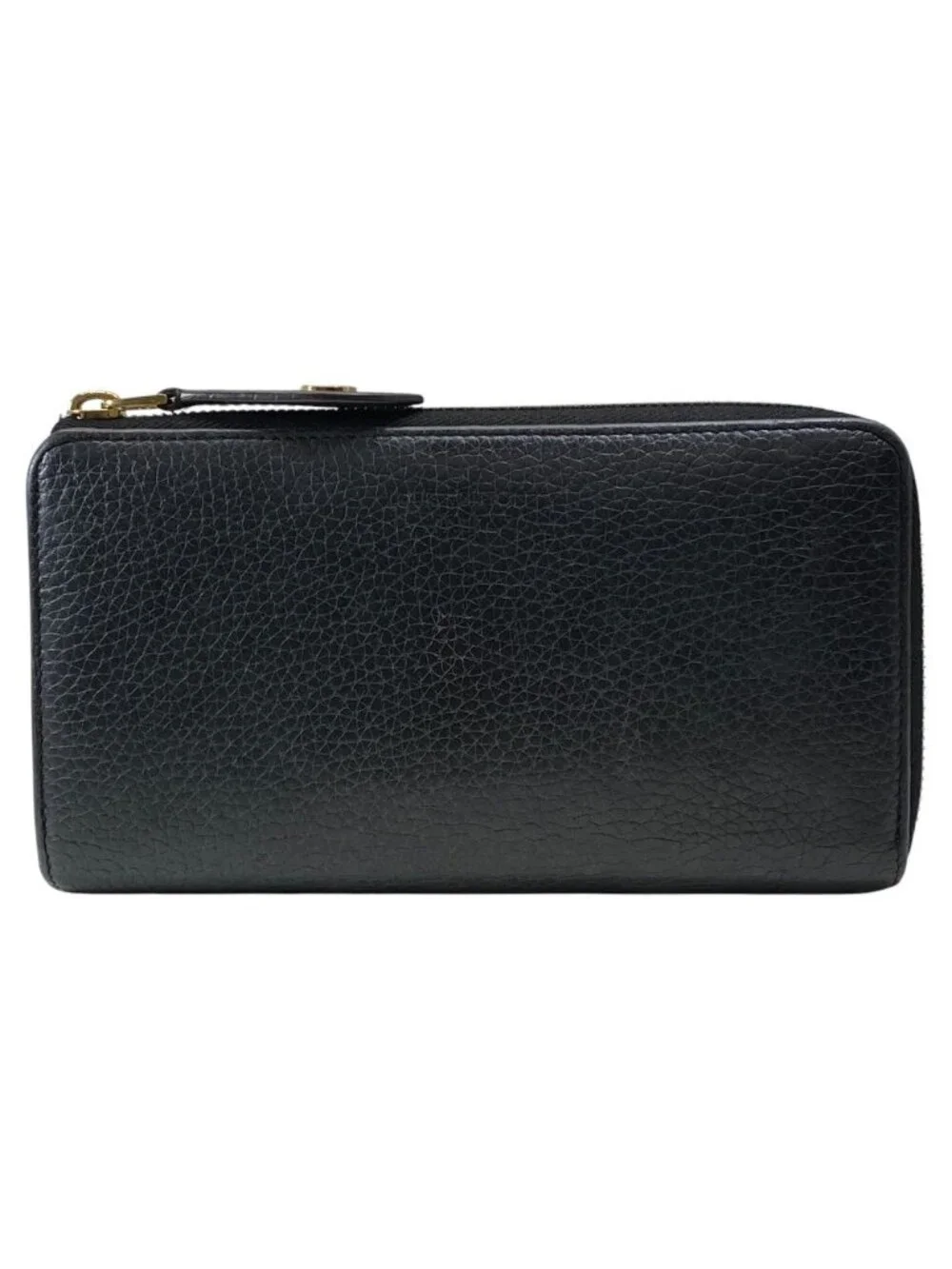 Louis Vuitton Comete Wallet Portefeuille L-shaped Zipper Leather Black Pink